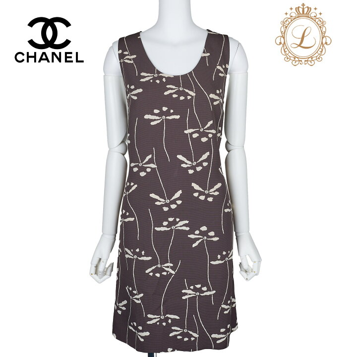 楽天市場】CHANEL【シャネル】ココマーク トンボ ノースリーブ 