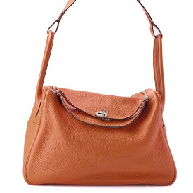 HERMES エルメス リンディ34 ショルダーバッグ トリヨンクレマンス オレンジポピー Orange poppy（シルバー金具）ショルダーバッグ ミニショルダーバッグ レディースバッグ レディースバック トートバッグ 【中古】【送料無料】