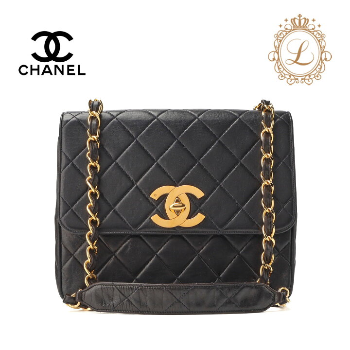 楽天市場】CHANEL シャネル マトラッセ デカココ スクエア型 チェーン  