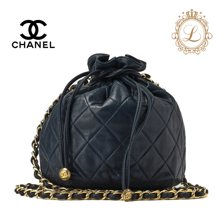 楽天市場】CHANEL シャネル マトラッセ 巾着型 チェーンショルダー 