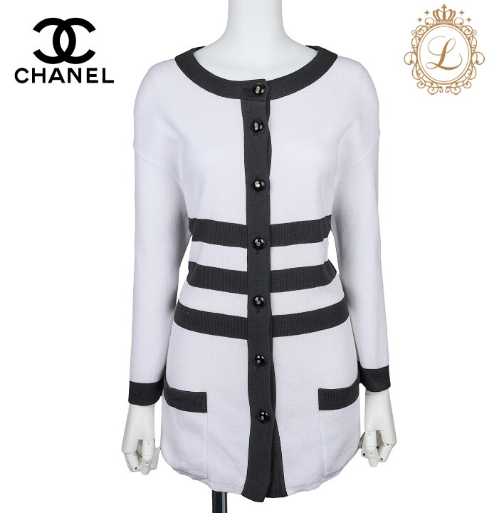 楽天市場】【返品可】CHANEL シャネル ココボタンカーディガン ニット 