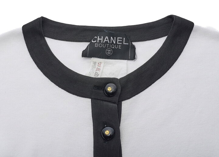 楽天市場】【返品可】CHANEL シャネル ココボタンカーディガン ニット 