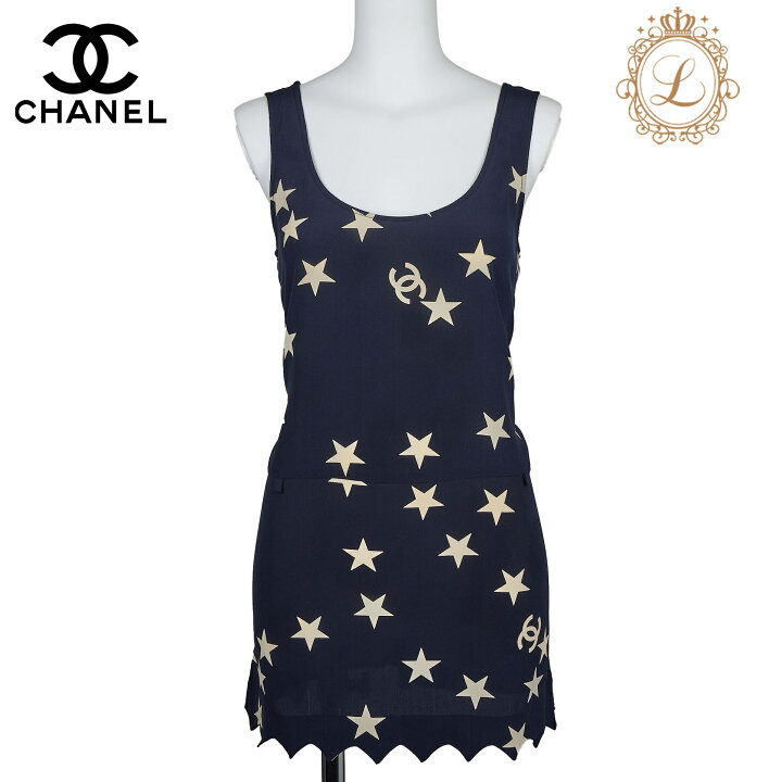 楽天市場】【返品可】CHANEL シャネル ココマーク 星 ワンピース 