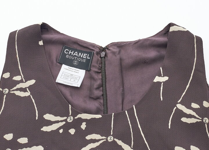 楽天市場】【返品可】CHANEL【シャネル】ココマーク トンボ ワンピース 