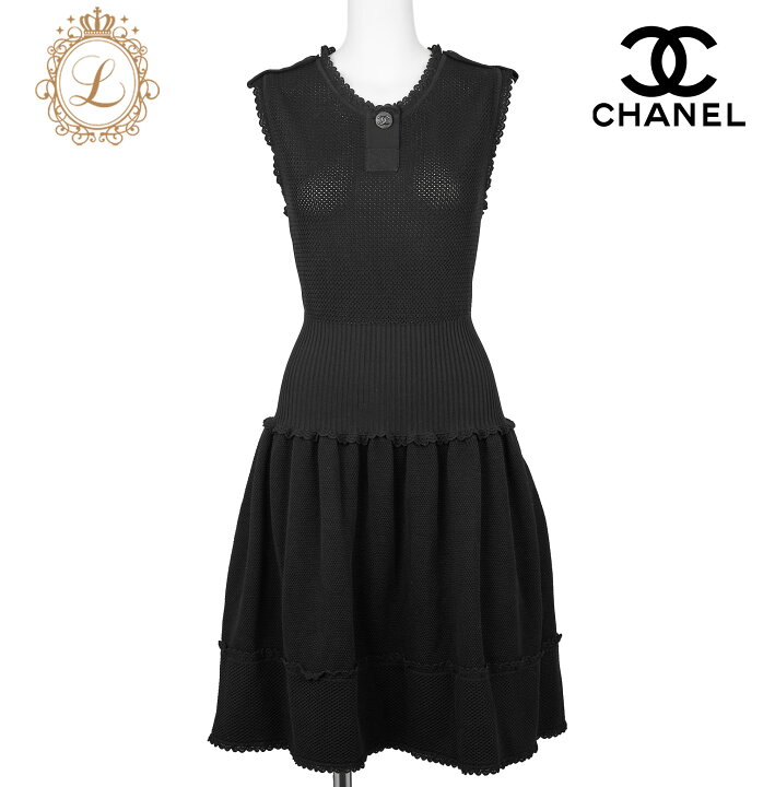 楽天市場】【返品可】CHANEL シャネル ココボタン レース ワンピース 