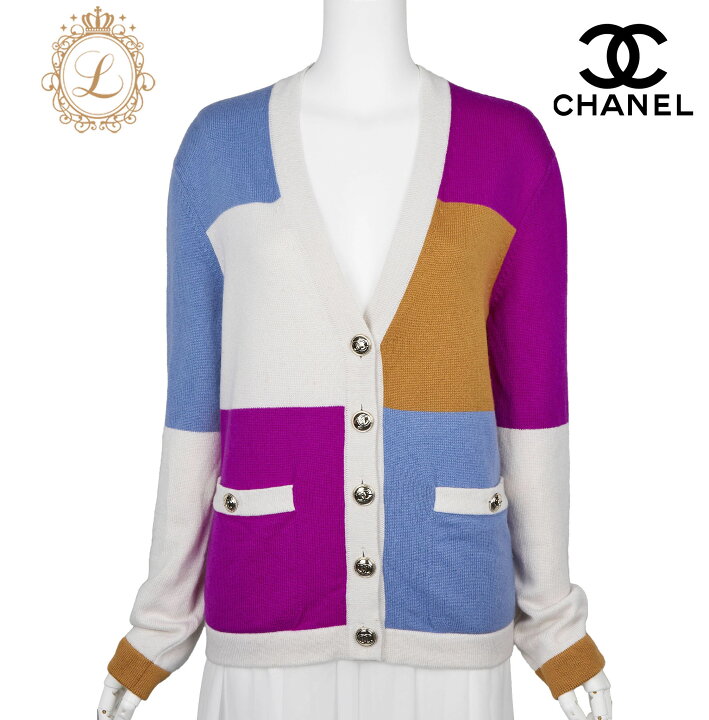 楽天市場】【返品可】CHANEL シャネル ココボタン カーディガン 34 