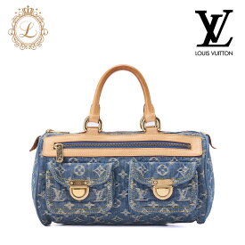 LOUIS VUITTON ルイヴィトン モノグラム モノグラム デニム ネオスピーディ ハンドバッグ ブルー （ゴールド金具）ショルダーバッグ【中古】【送料無料】