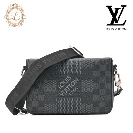 LOUIS VUITTON ルイヴィトン ダミエグラフィット ステュディオメッセンジャー ショルダーバッグ 黒 ノワール（シルバー金具）ショルダーバッグ【中古】【送料無料】