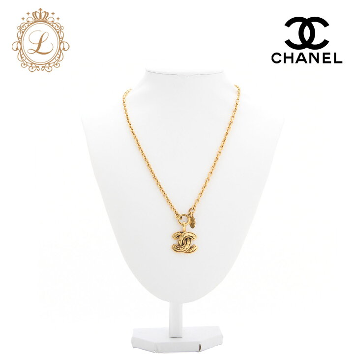 楽天市場】CHANEL シャネル ココマーク マトラッセ ネックレス GP 