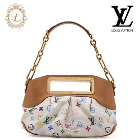 LOUIS VUITTON ルイヴィトン モノグラム モノグラムマルチカラー ジュディPM 2WAY ハンドバッグ 白 （ゴールド金具）ショルダーバッグ【中古】【送料無料】