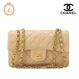 CHANEL シャネル チェーンショルダーバッグ マトラッセ ダブルフラップ 23cm ラムスキン ベージ （ゴールド金具） レディース バッグ レディース【中古】【送料無料】