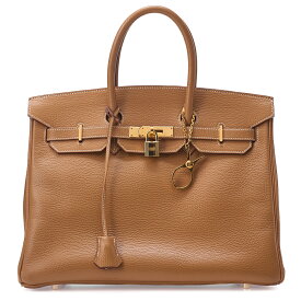 HERMES エルメス　 バーキン35　ハンドバッグ アルデンヌ　ナチュラル　Natuural（ゴールド金具）レディースバッグ　ブランド【中古】【送料無料】