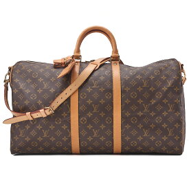 LOUIS VUITTON ルイヴィトン モノグラム キーポル ハンドリエール 55 ボストンバッグ M12634 ブラウン （ゴールド金具）ショルダーバッグ【中古】【送料無料】