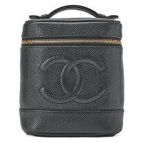 楽天市場】シャネル chanel キャビアスキン バニティ バッグの通販