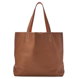HERMES エルメス 　ドゥブルセンス36　トリヨンクレマンス トートバッグ　ゴールド×オレンジ　 レディースバッグ　ブランド【中古】【送料無料】