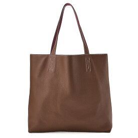 HERMES エルメス 　ドゥブルセンス45　トリヨンクレマンス トートバッグ　ブラウン×トスカ　 レディースバッグ　ブランド【中古】【送料無料】