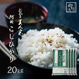 お米 新米 令和5年 岡山県阿新産こしひかり 送料無料 20kg 5kg×4袋 安い コシヒカリ 20キロ 一等米 北海道沖縄離島は追加送料