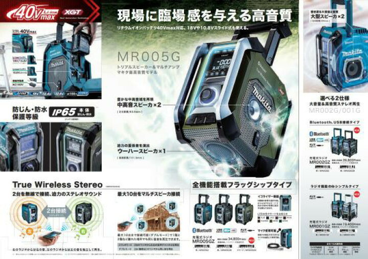 楽天市場】(400円OFFクーポンあり)【正規店】 マキタ 充電式ラジオ 