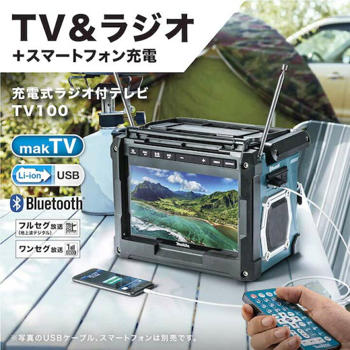 楽天市場】【正規店】 マキタ makita 防災用コンボキッド CK1010(充電式ラジオ付きテレビ・ワークライト・バッテリー・充電器・ツールバッグ付き) : マキタショップヤマムラ京都