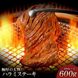 プレミアム極厚ハラミステーキ 600g