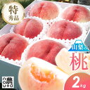 桃 もも 【山梨の旬:6月23日から発送】山梨県産 秀品桃 2kg以上 ギフト もも フルーツ 果物 momo 送料無料 山梨産 笛…