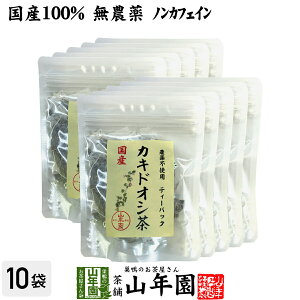 【国産 100%】カキドオシ茶 ティーパック 1.5g×20パック×10袋セット 宮崎県産 無農薬 ノンカフェイン 送料無料 ティーバッグ かきどおし茶 食物繊維 茶葉 カキドオシ茶 ダイエット 妊婦 ギフト