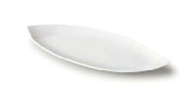 深山(miyama.) obi-オビ- 21cm長皿 白磁(裏印なし) 日本製 美濃焼 和食器 長皿 変形皿 ロングプレート