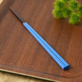 にっぽん伝統色箸 紺碧(こんぺき) 日本製 若狭塗り 和食器