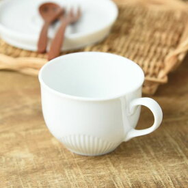LATTE コーヒーカップ ミルクホワイト 日本製 美濃焼 洋食器 マグカップ ティーカップ コーヒーカップ