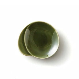 深山(miyama) gaku 9cm耳付小皿 大 織部 日本製 美濃焼 和食器 長皿 変形皿 ロングプレート