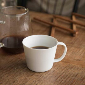 小田陶器 Prairie(プレーリー) カップL 白 日本製 美濃焼 洋食器 マグカップ ティーカップ コーヒーカップ