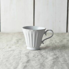 シュシュ・グレース コーヒーカップ ラスティックホワイト 日本製 美濃焼 洋食器 マグカップ ティーカップ コーヒーカップ