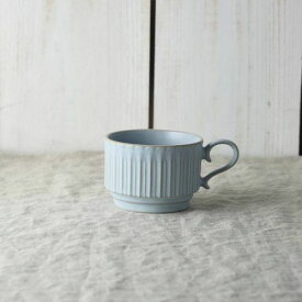シュシュ・グレース スタックコーヒーカップ シャビーブルー 日本製 美濃焼 洋食器 マグカップ ティーカップ コーヒーカップ