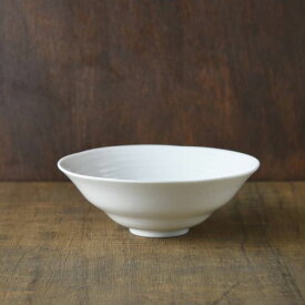 小田陶器 櫛目(kushime) 16.5cm煮物鉢 白(はま5cm) 日本製 美濃焼 和食器 ボウル 鉢