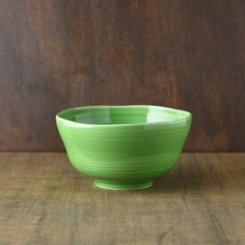 小田陶器 櫛目(kushime) 16.5cm丼 緑釉 日本製 美濃焼 和食器 どんぶり 丼 丼ぶり ドンブリ ボウル