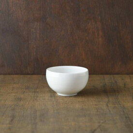 小田陶器 櫛目(kushime) 小煎茶碗 白 日本製 美濃焼 和食器 湯のみ 湯呑み フリーカップ タンブラー