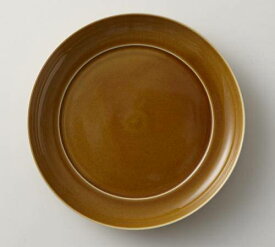 深山(miyama.) 瑞々 丸皿6寸 うす飴(18cm) 日本製 美濃焼 和食器 丸皿 丸プレート