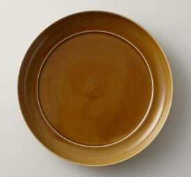 深山(miyama.) 瑞々 丸皿8寸 うす飴(24cm) 日本製 美濃焼 和食器 丸皿 丸プレート