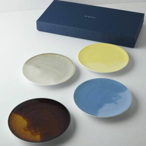 ★ラッピング無料★【箱入り】深山(miyama.) casane te-かさね茶器- 小皿4枚組 日本製 美濃焼 和食器