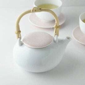 深山(miyama.) casane te-かさね茶器- 土瓶 小桜柄・桃釉[茶こしは付属していません] 日本製 美濃焼 和食器