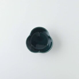 asumi(彩澄) 8cm花型小鉢(小) ネイビー 日本製 美濃焼 和食器 ボウル 鉢 Re食器 SDGs リサイクル サステナブル