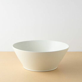 小田陶器 TOH 19四重 19cmボウル クリーム 日本製 美濃焼 洋食器 ボウル 鉢 Re食器 SDGs リサイクル サステナブル