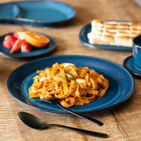 北欧ブルー 深ブルー 27cmプレート[H235] 日本製 美濃焼 洋食器 丸皿 丸プレート