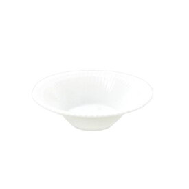 小田陶器 さざなみ 11.5cm反り小鉢 白磁 日本製 美濃焼 和食器 ボウル 鉢