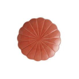 小田陶器 コトハナ 17皿 福寿草 赤 日本製 美濃焼 洋食器 丸皿 丸プレート