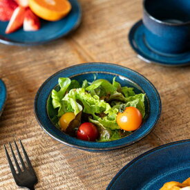 北欧ブルー 深ブルー 15.5cmサラダボウル 日本製 美濃焼 洋食器 ボウル 鉢