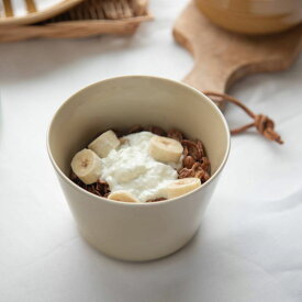 【グッドデザイン賞受賞】TRIP WARE ストレートボウル130 アイボリー 日本製 美濃焼 洋食器 ボウル 鉢 Re食器 SDGs リサイクル サステナブル ヨシタ手工業デザイン室