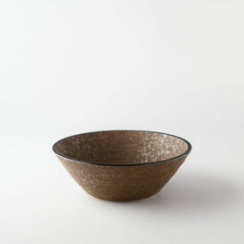 チグ 16.5cmサラダボウル(高さ:5.5cm) 茶 日本製 美濃焼 和食器 ボウル 鉢 Re食器 SDGs リサイクル サステナブル