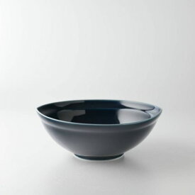 深山(miyama.) tasuhana-たすはな(+華)- 中華ボウル(葉れん) 紺釉 日本製 美濃焼 洋食器 ボウル 鉢