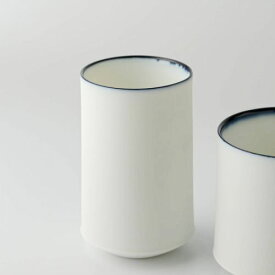 深山(miyama.) White Line-ホワイトライン- tall cup 200 日本製 美濃焼 和食器 湯のみ 湯呑み フリーカップ タンブラー